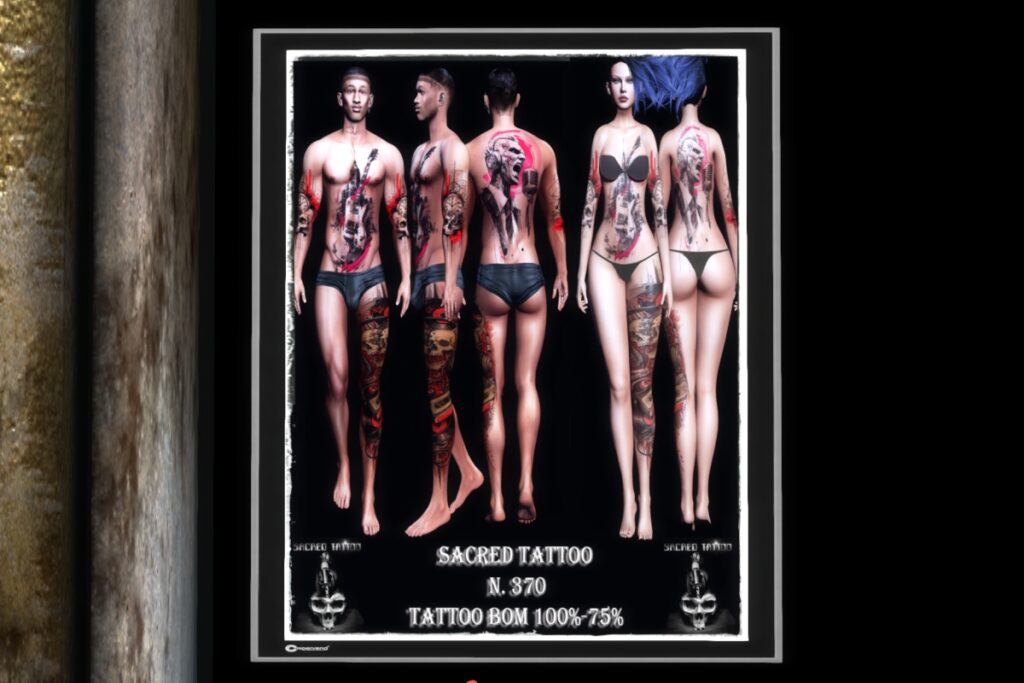 N. 370 Tattoo - BOM, L$250