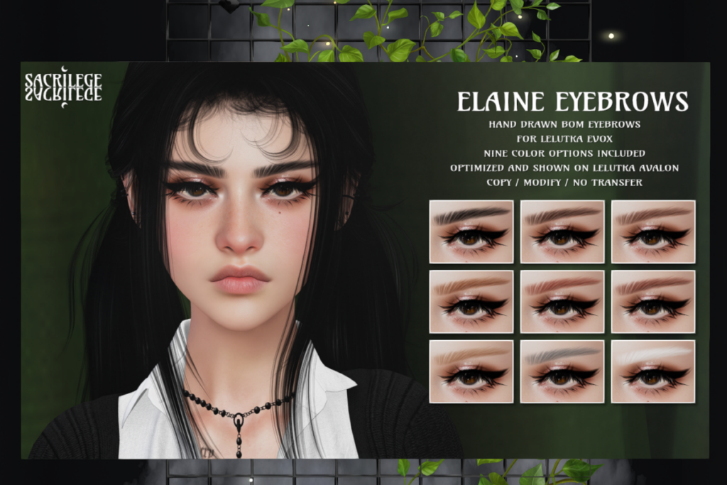 Elaine Eyebrows - EvoX, L$299