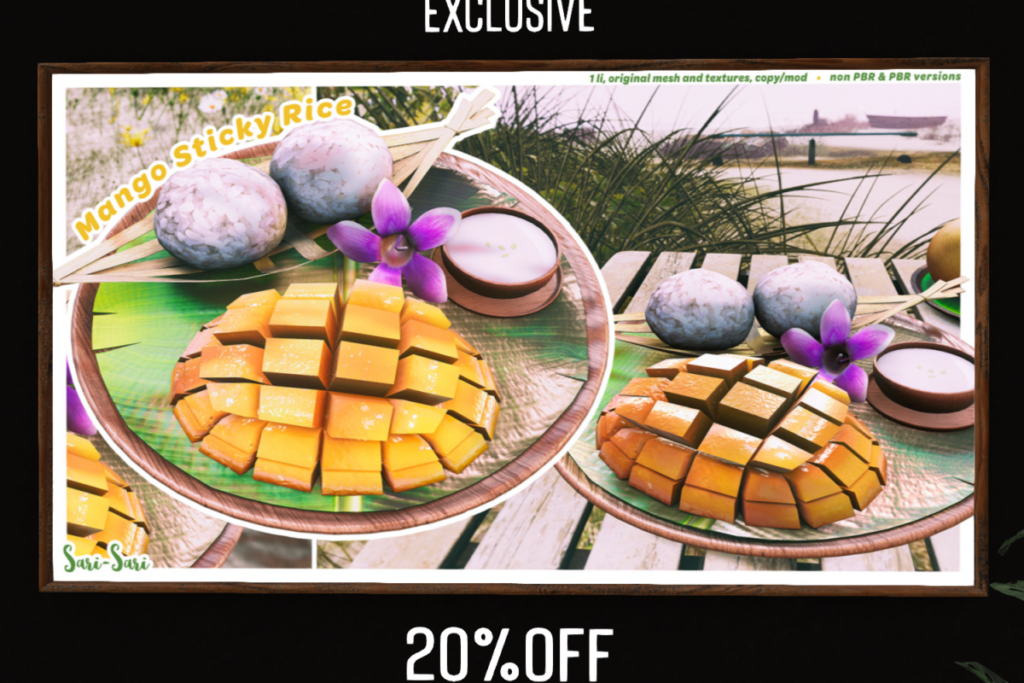 Mango Sticky Rice, L$240
