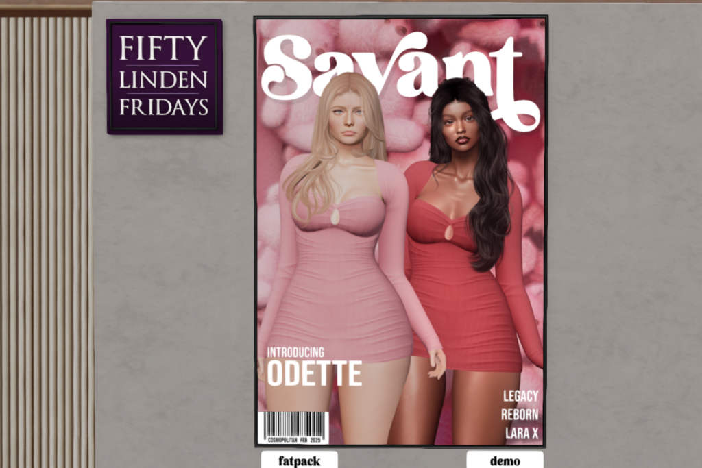 Odette - Legacy/MaitreyaX/Reborn	&lt;a href=&quot;http://maps.secondlife.com/secondlife/Roslyn%20Rue/139/148/23&quot; target=&quot;_blank&quot;&gt;Teleport&lt;/a&gt;