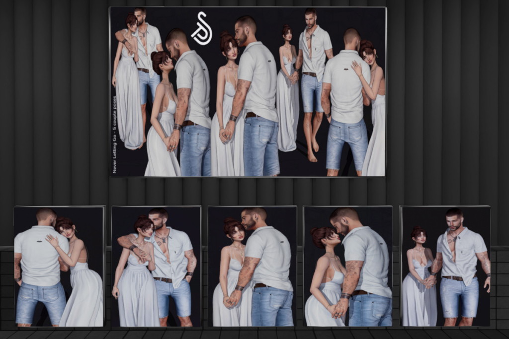 Never Letting Go Couples Poses, L$200 each/L$550 FP