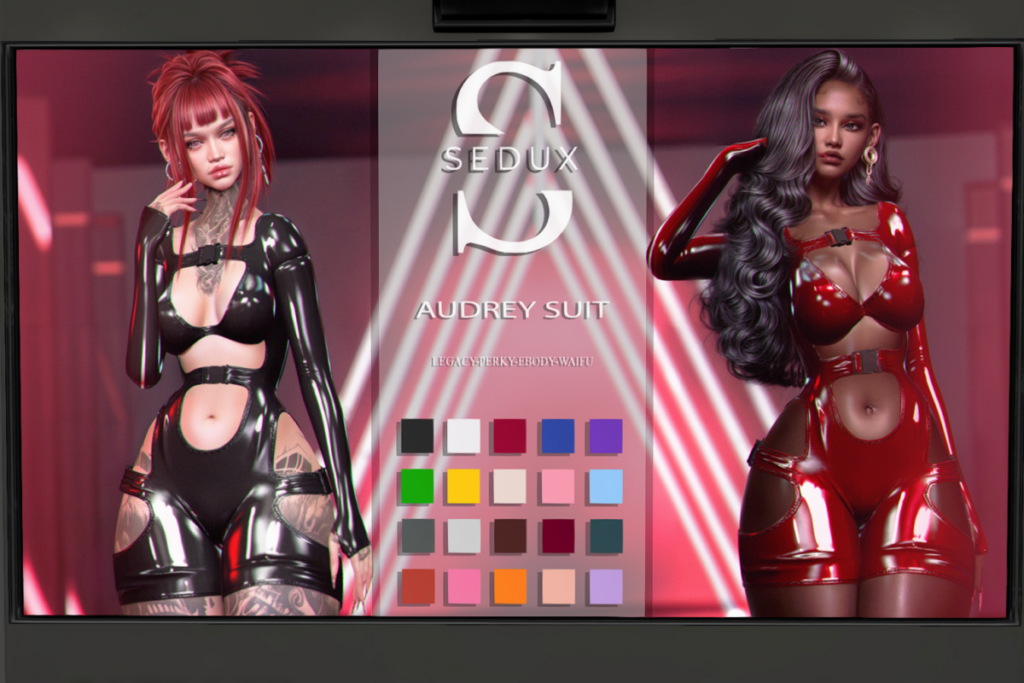 Audrey Suit - Legacy/Reborn/+mods, L$199 each/L$999 FP