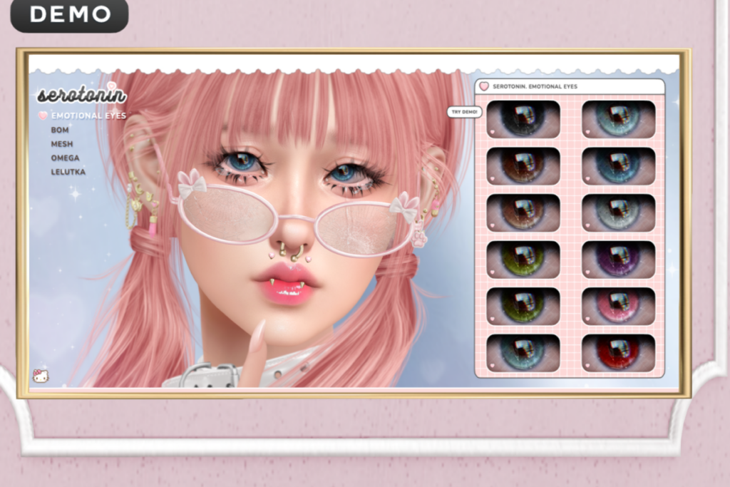 Emotional Eyes - BOM/Lelutka/Mesh/Omega	&lt;a href=&quot;http://maps.secondlife.com/secondlife/Happiness/49/41/2802&quot; target=&quot;_blank&quot;&gt;Teleport&lt;/a&gt;