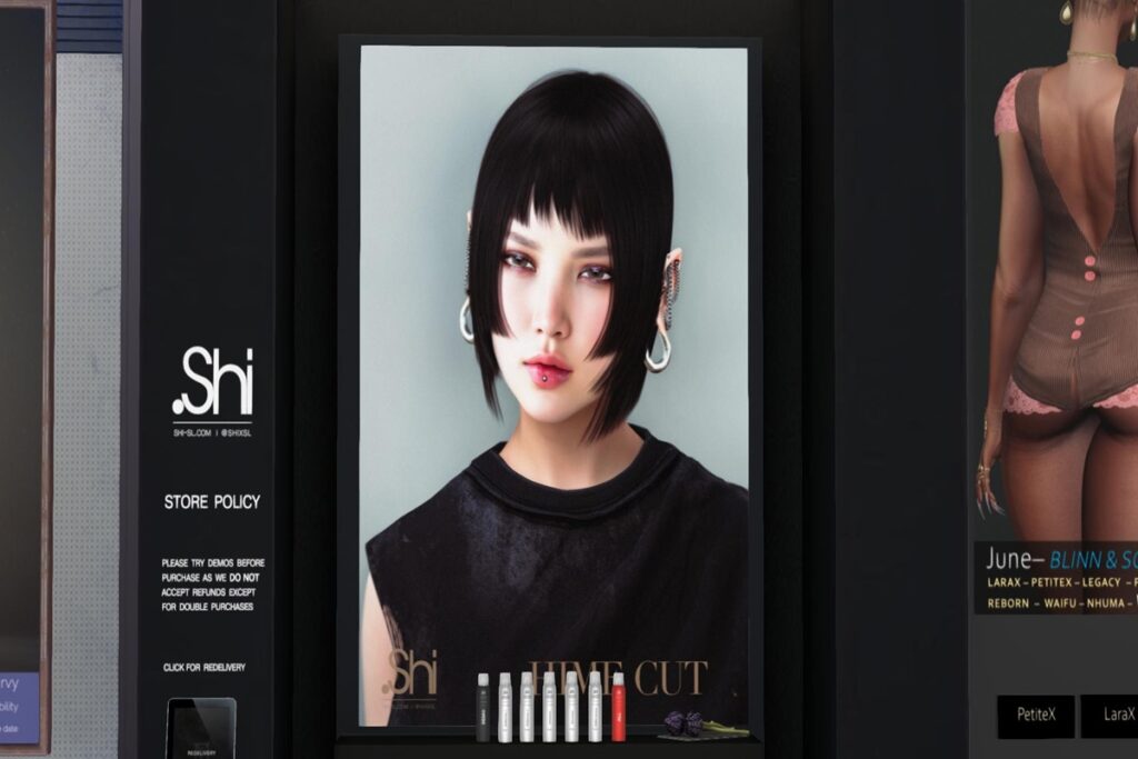 Hime Haircut, L$300-L$600 each/L$1200 FP