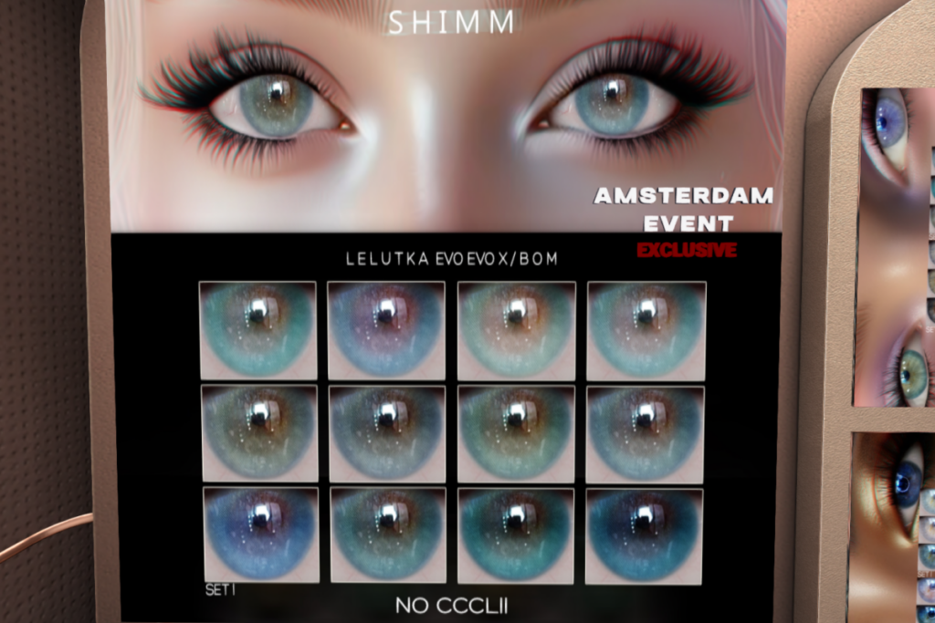 CCCLII Eyes - BOM/EvoX, L$1000