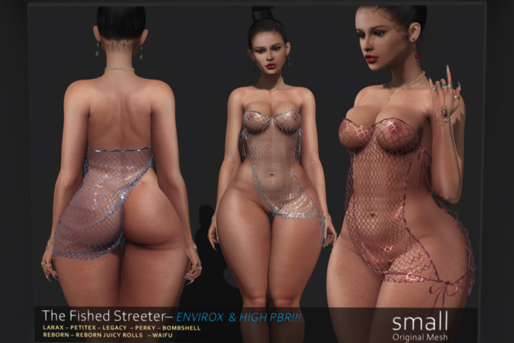 The Fished Streeter Dress - Legacy/MaitreyaX/Reborn/+mods, L$699 each/L$1999 FP