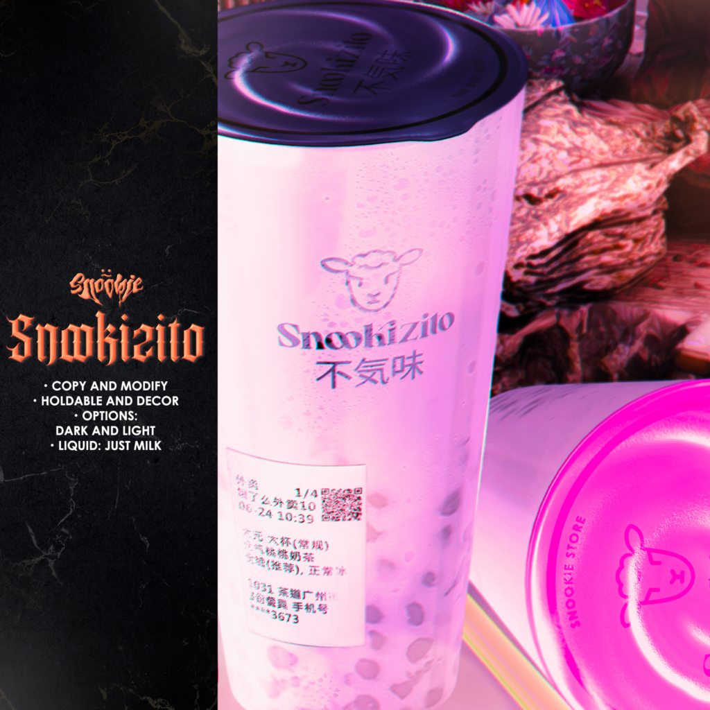 Snookizito Cup Holdable	&lt;a href=&quot;http://maps.secondlife.com/secondlife/Cookies/217/189/2129&quot;&gt;Teleport&lt;/a&gt;