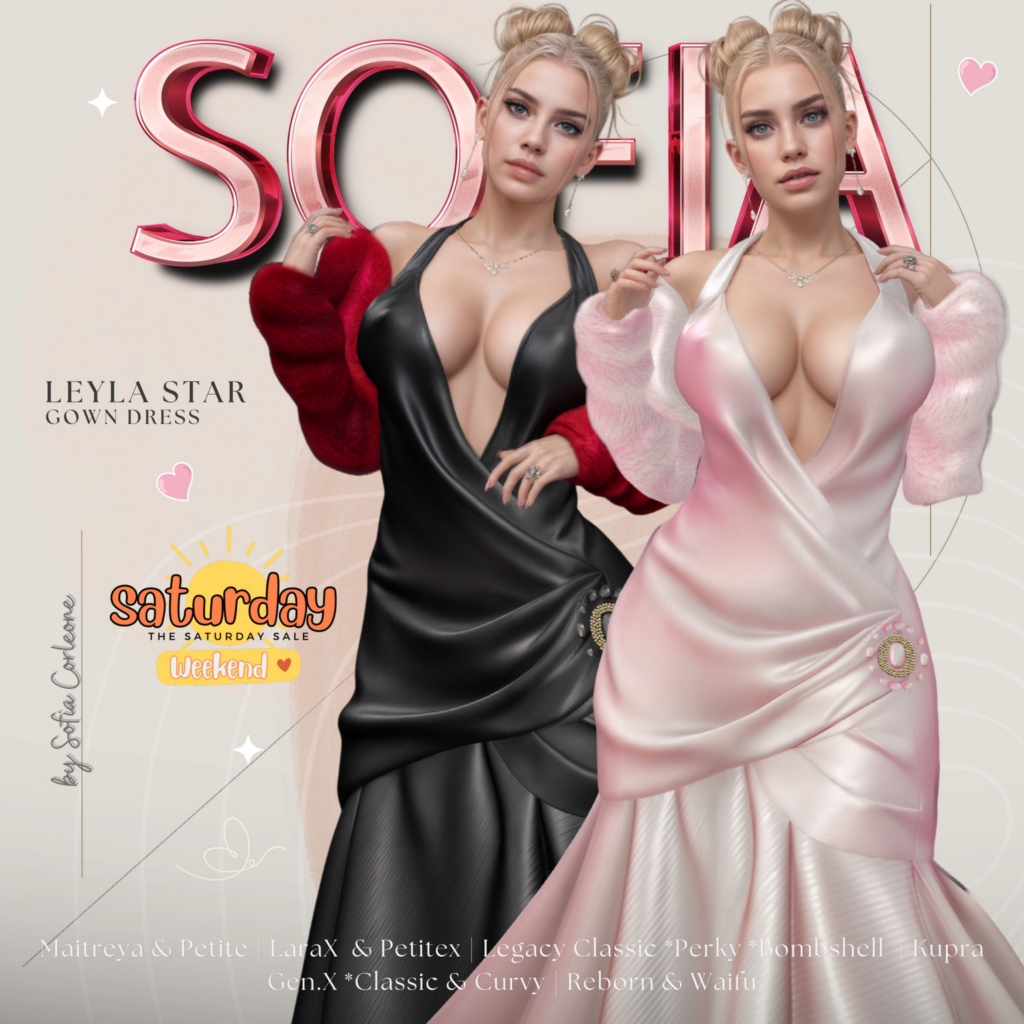 Leyla Star Gown - GenX/Inithium/Legacy/Maitreya/Reborn/+mods	&lt;a href=&quot;http://maps.secondlife.com/secondlife/WIP/172/59/1502&quot;&gt;Teleport&lt;/a&gt;
