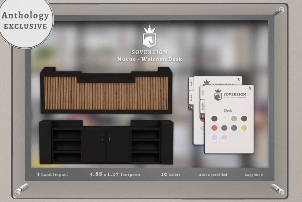 Nuvue Welcome Desk, L$250