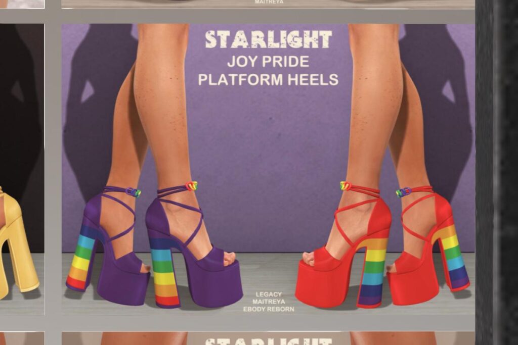Joy Pride Platform Heels - Legacy/Maitreya/Reborn, L$99
