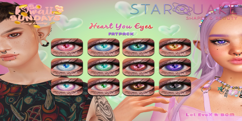 Heart You Eyes - BOM/EvoX	&lt;a href=&quot;http://maps.secondlife.com/secondlife/Burning%20Desire%20Island/40/233/501&quot;&gt;Teleport&lt;/a&gt;