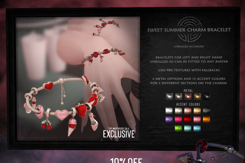 Sweet Summer Charm Bracelet, L$293