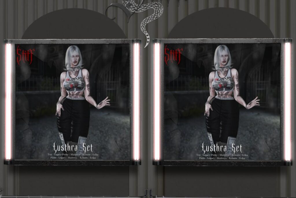 Lusthra Top &amp; Lusthra Pants - Erika/Legacy/Maitreya/Reborn/+mods, L$250 each/L$1300 each FP