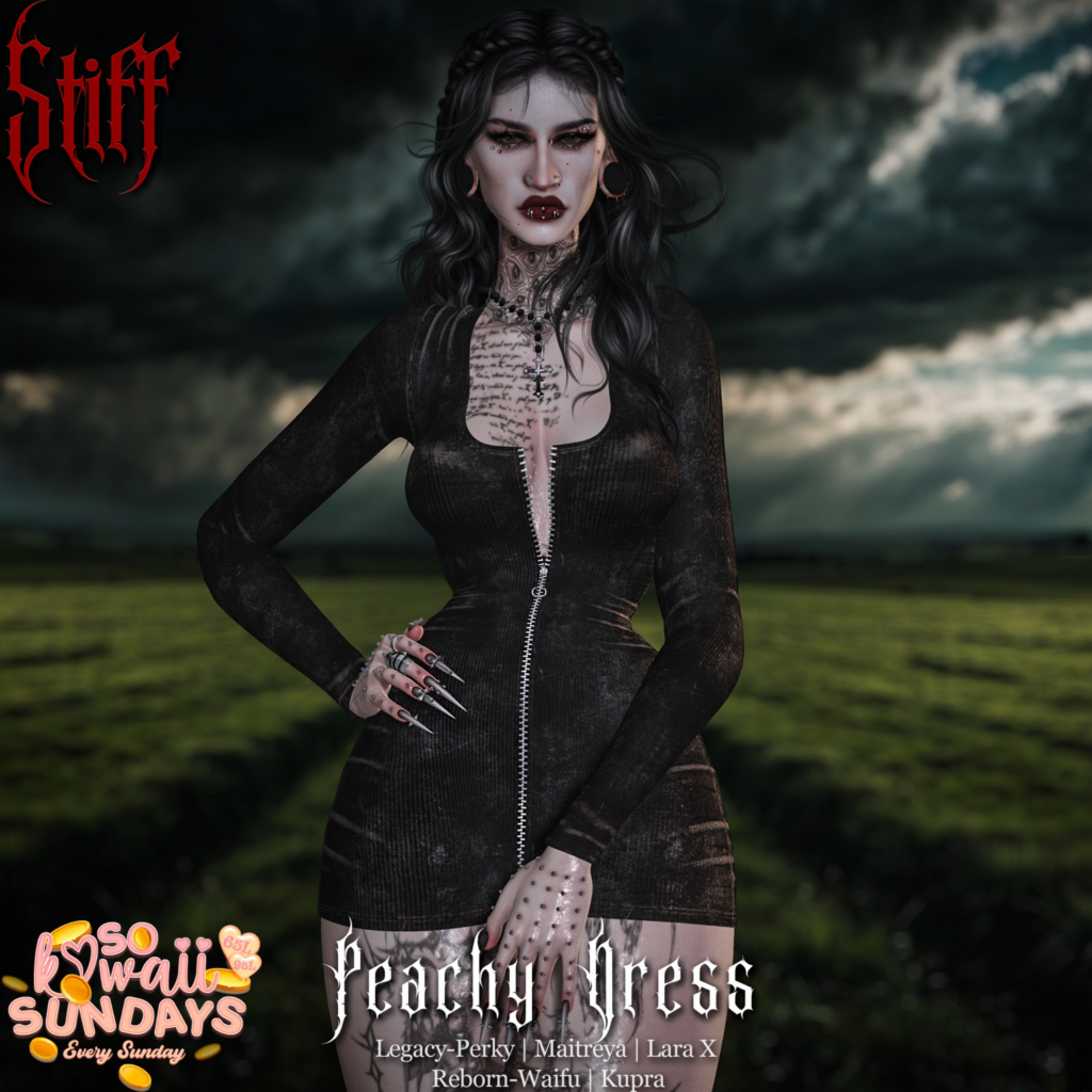 Peachy Dress - Inithium/Legacy/Maitreya/Reborn/+mods	&lt;a href=&quot;http://maps.secondlife.com/secondlife/Dream%20Isles/46/194/602&quot;&gt;Teleport&lt;/a&gt;