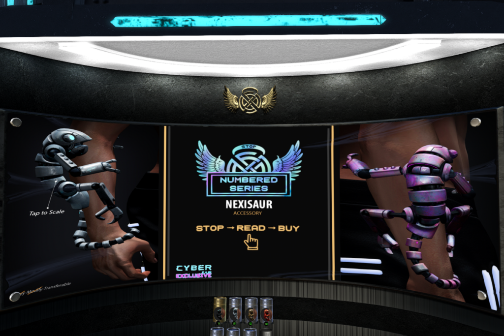 Nexisaur Accessory, L$600-L$650 each