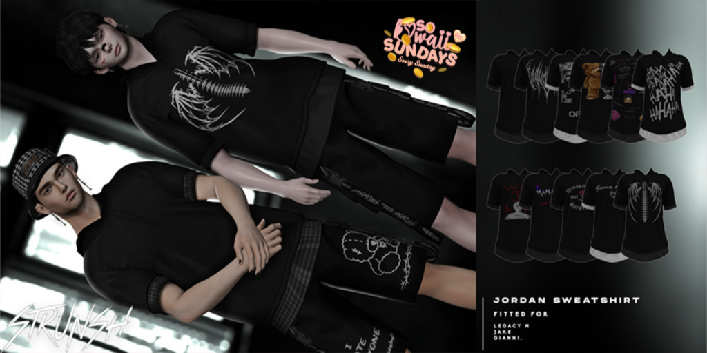 Jordan Sweatshirt - Gianni/Jake/Legacy	&lt;a href=&quot;http://maps.secondlife.com/secondlife/Heartbreak/124/133/94&quot;&gt;Teleport&lt;/a&gt;