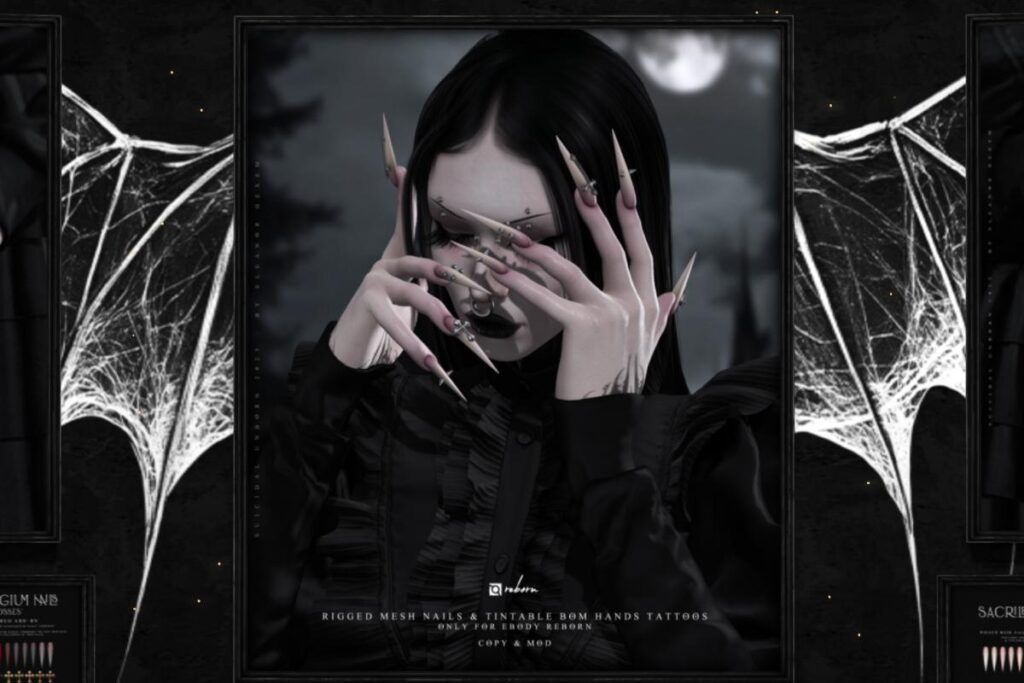Sacrilegium Nails - Reborn, L$299-L$380