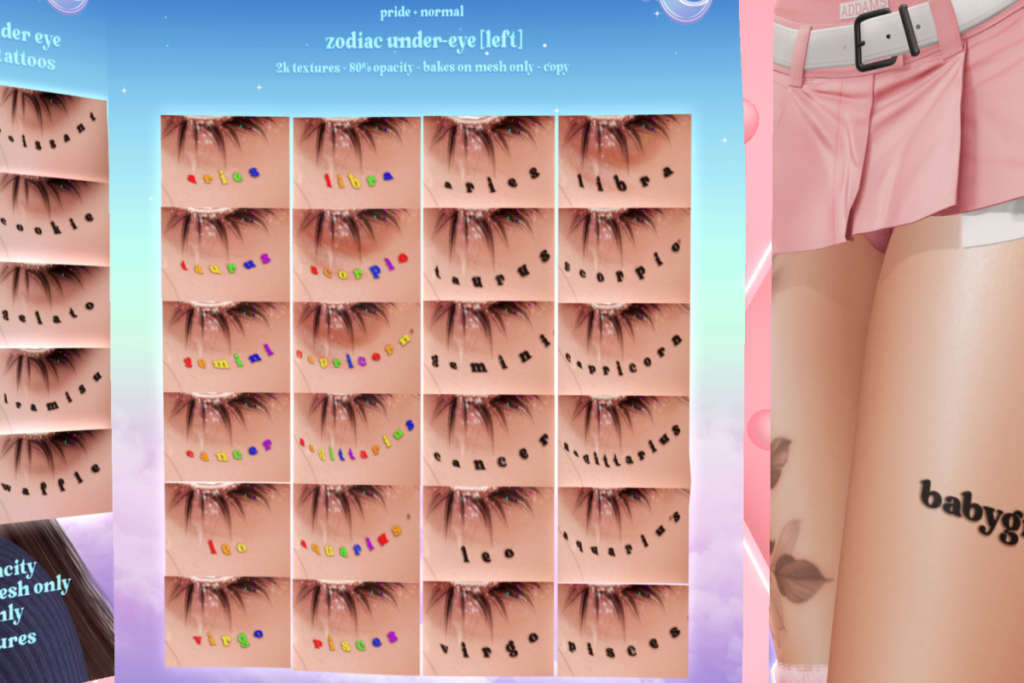 Zodiac Under Eye - BOM, L$250
