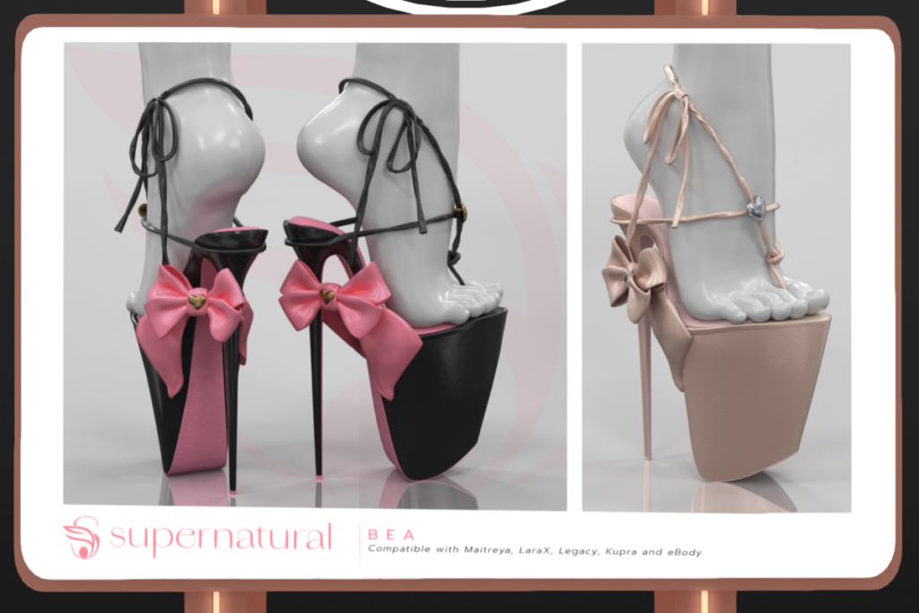 Bea Heels - Inithium/Legacy/Maitreya/Reborn/+mods, L$258 each/L$1388 FP