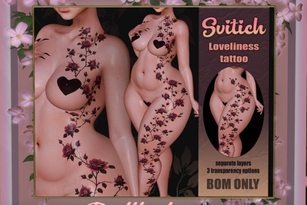 Loveliness Tattoo - BOM, L$299
