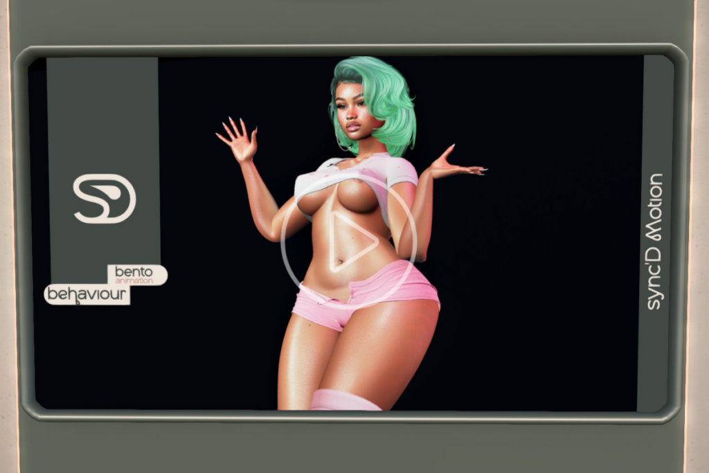 Behavior Animations, L$325 each/L$1699 FP