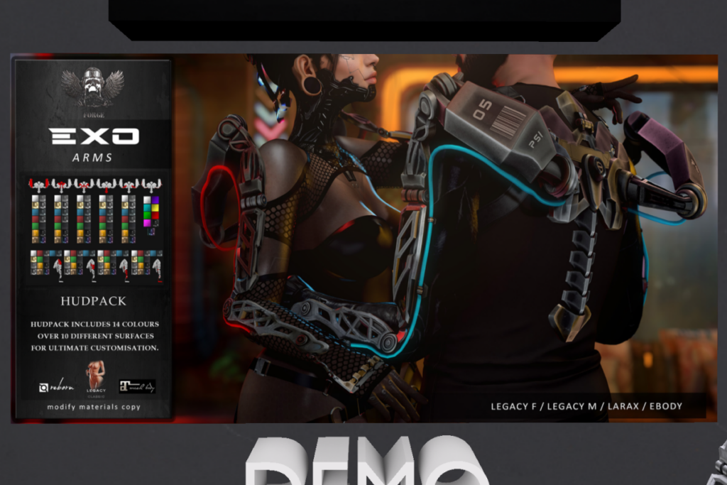 Exo Arms - Legacy F+M/MaitreyaX/Reborn, L$899
