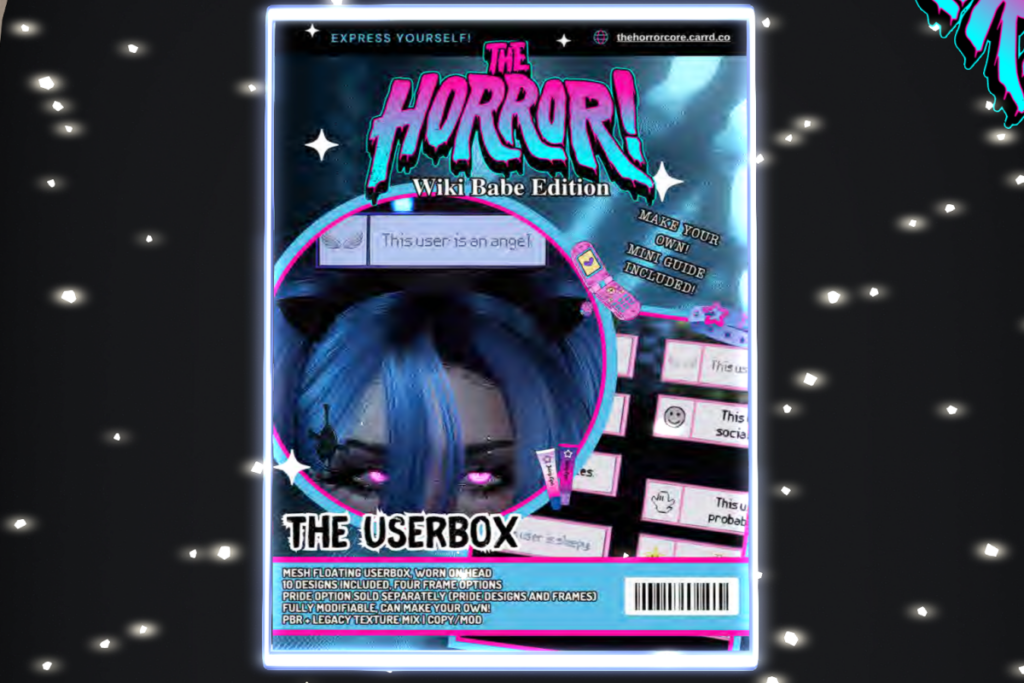 The Userbox, L$50-L$299 each