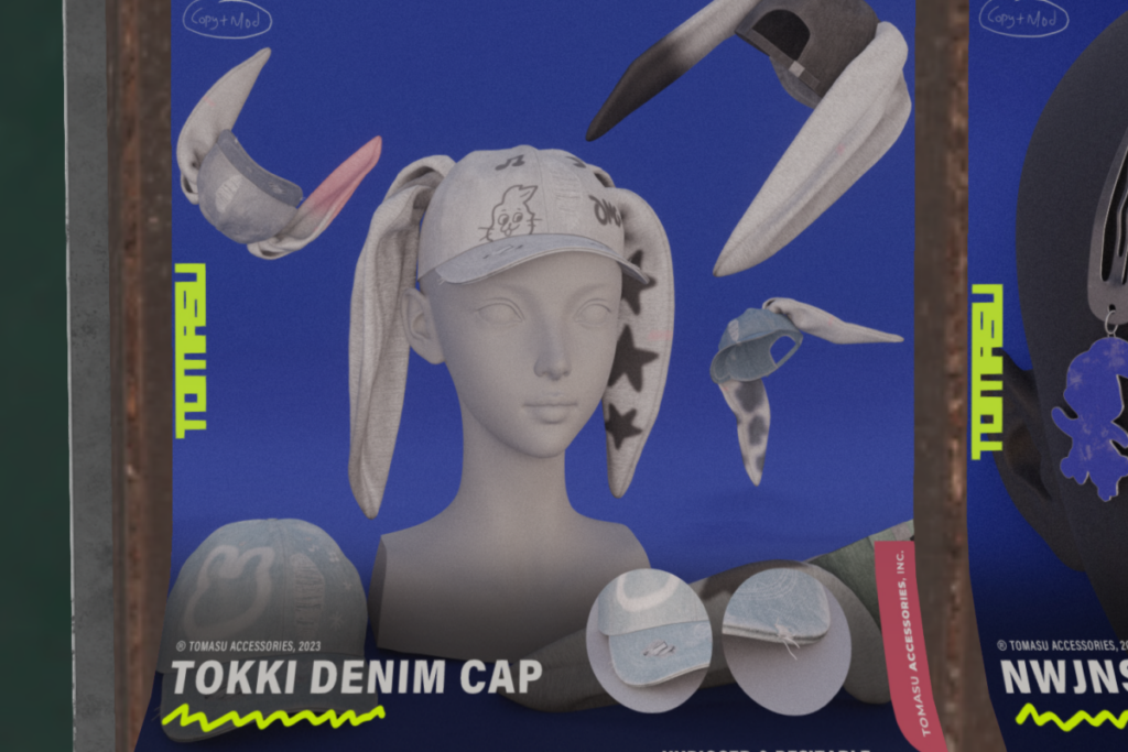 Tokki Denim Cap	&lt;a href=&quot;http://maps.secondlife.com/secondlife/The%20Sign%20II/220/111/22&quot;&gt;Teleport&lt;/a&gt;