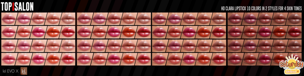 HD Clara Lipstick - Evo/EvoX	&lt;a href=&quot;http://maps.secondlife.com/secondlife/Meringue/143/144/903&quot;&gt;Teleport&lt;/a&gt;