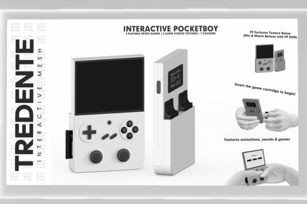 Interactive Pocketboy Holdable, L$349 each/L$599 FP