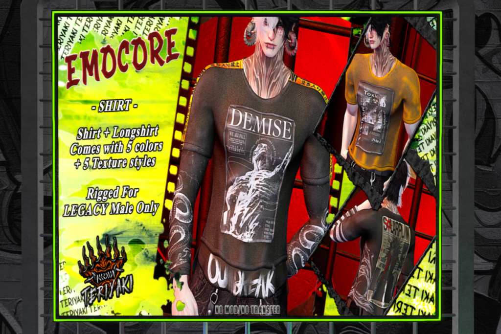 Emocore Longshirt - Legacy, L$399