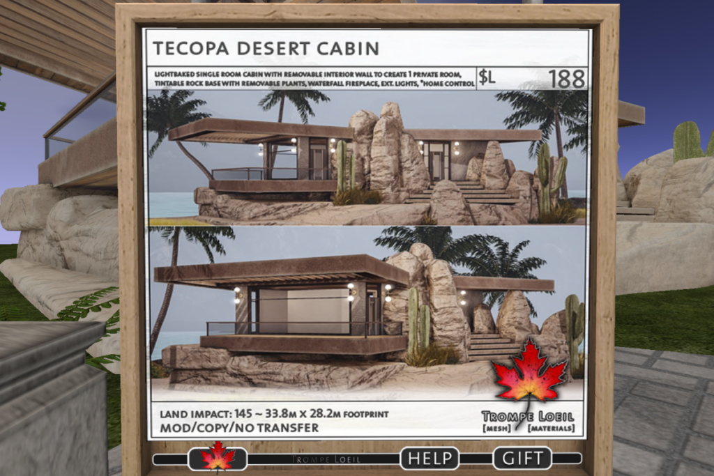 Tecopa Desert Cabn, L$188