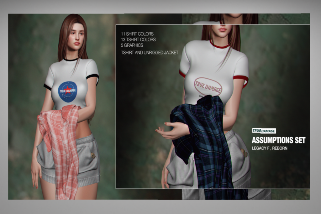 Assumptions Set - Legacy/Reborn, L$349 each/L$499 FP