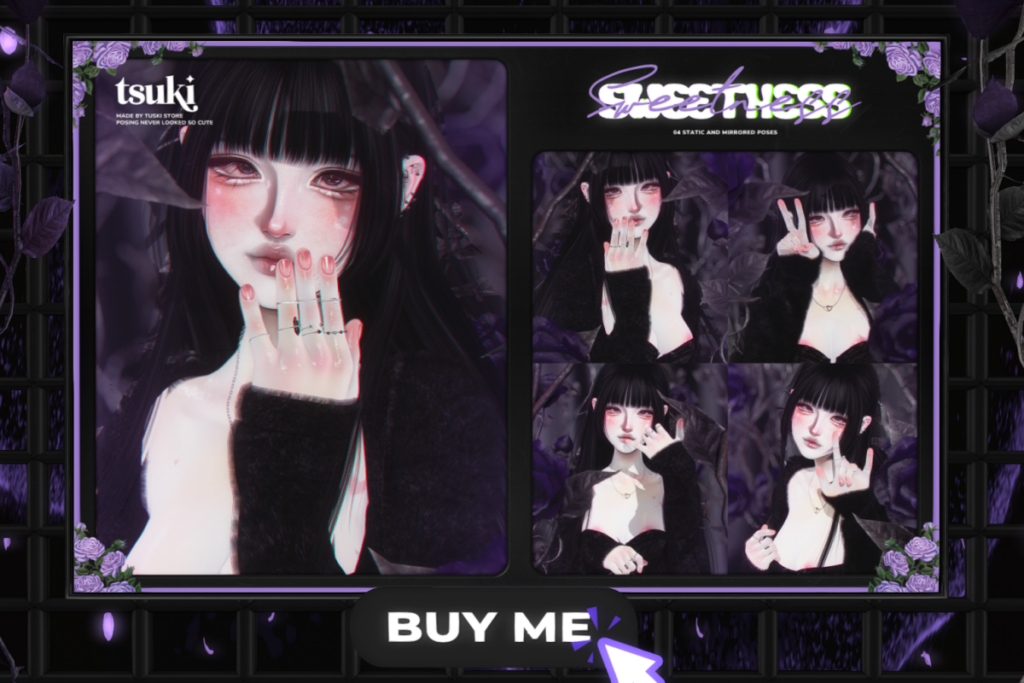 Sweetness Poses, L$100 each/L$239 FP