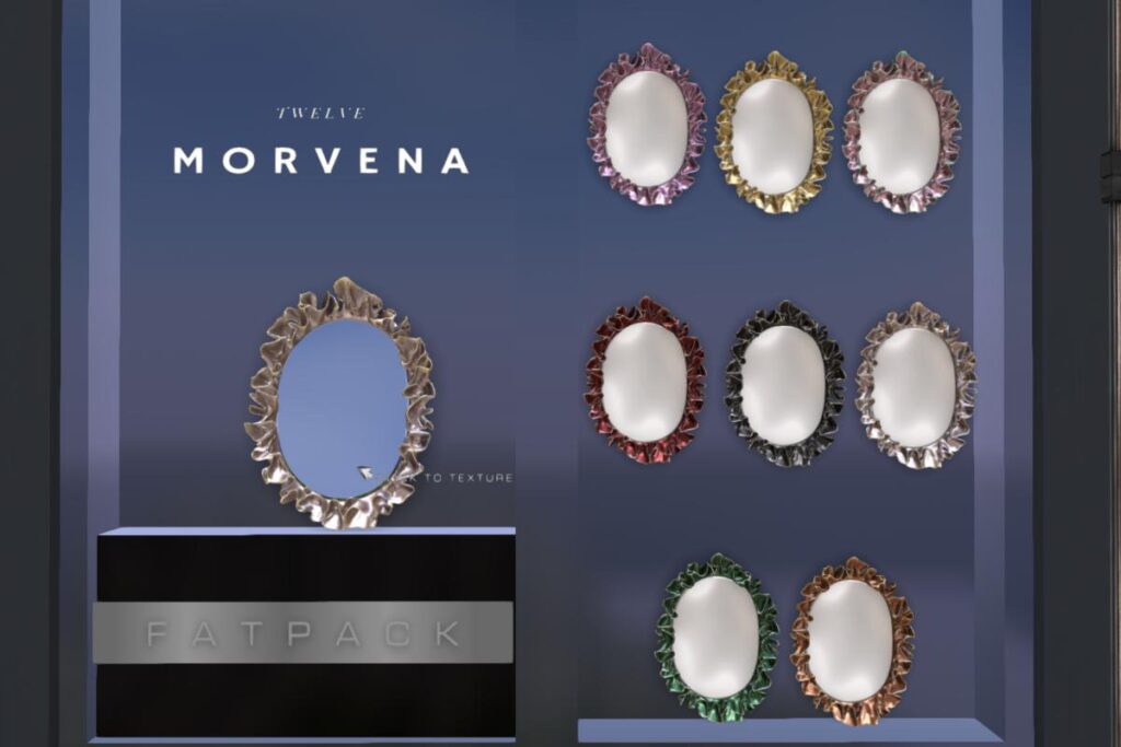 Morvena Mirror, L$250 each/L$999 FP