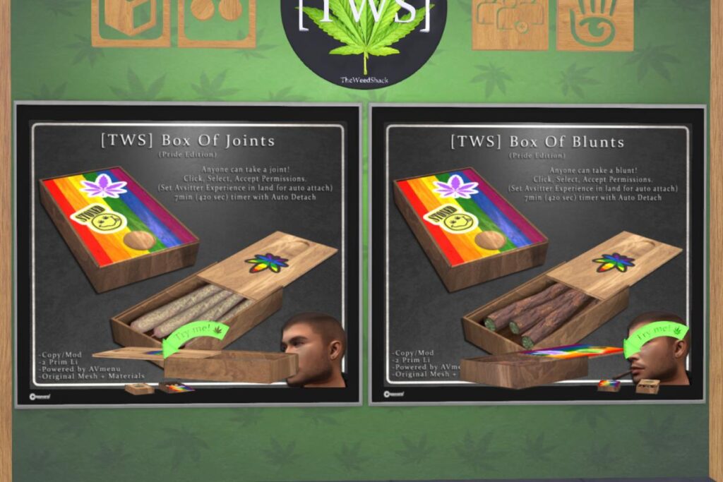 Box of Joints &amp; Box of Blunts, L$299 each
