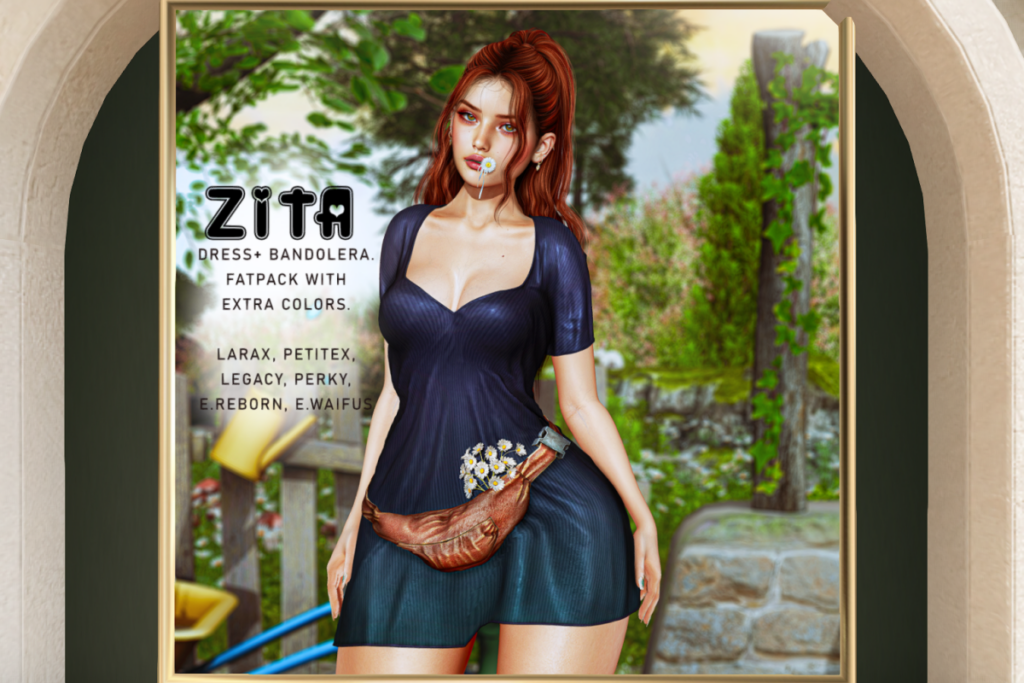 Zita Dress + Bandolera - Legacy/MaitreyaX/Reborn/+mods, L$295 each/L$950 FP