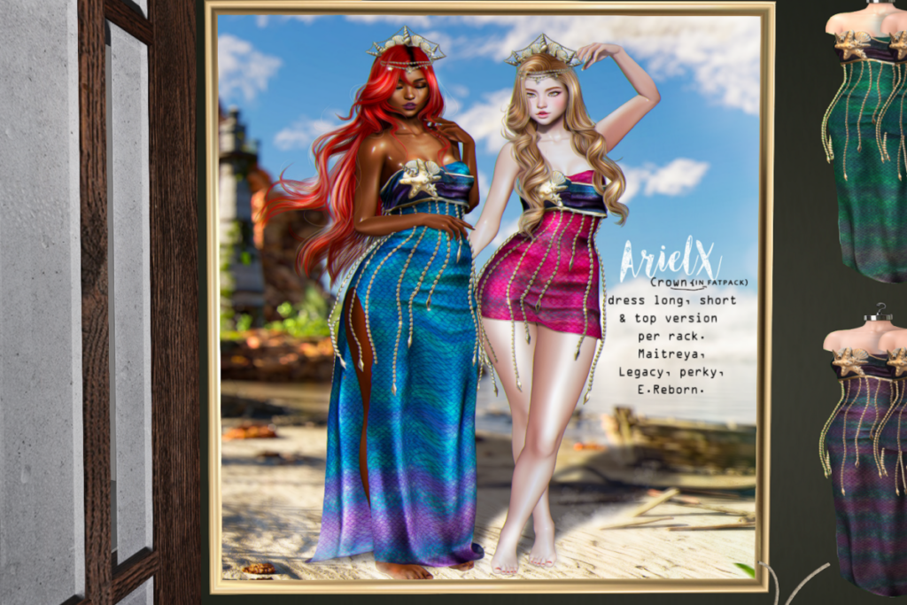 ArielX Set - Legacy/Maitreya/Reborn/+mods, L$216 each/L$713 FP
