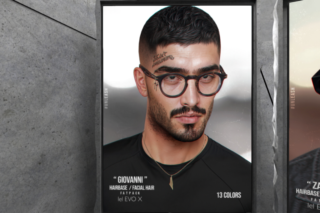 Giovani Hairbase &amp; Facial Hair - EvoX, L$300