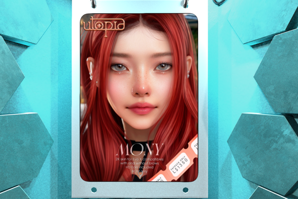 Mony Skin - EvoX, L$799 each/L$1350 FP
