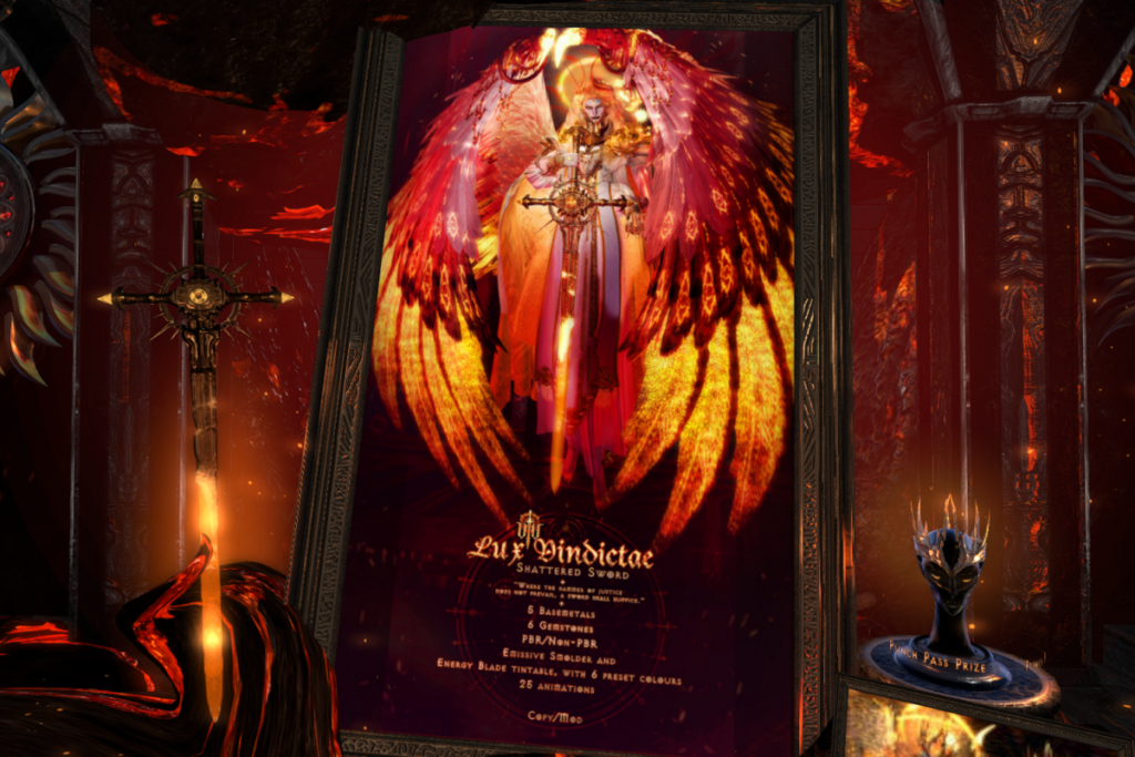 Lux Vindictae Shattered Sword, L$550