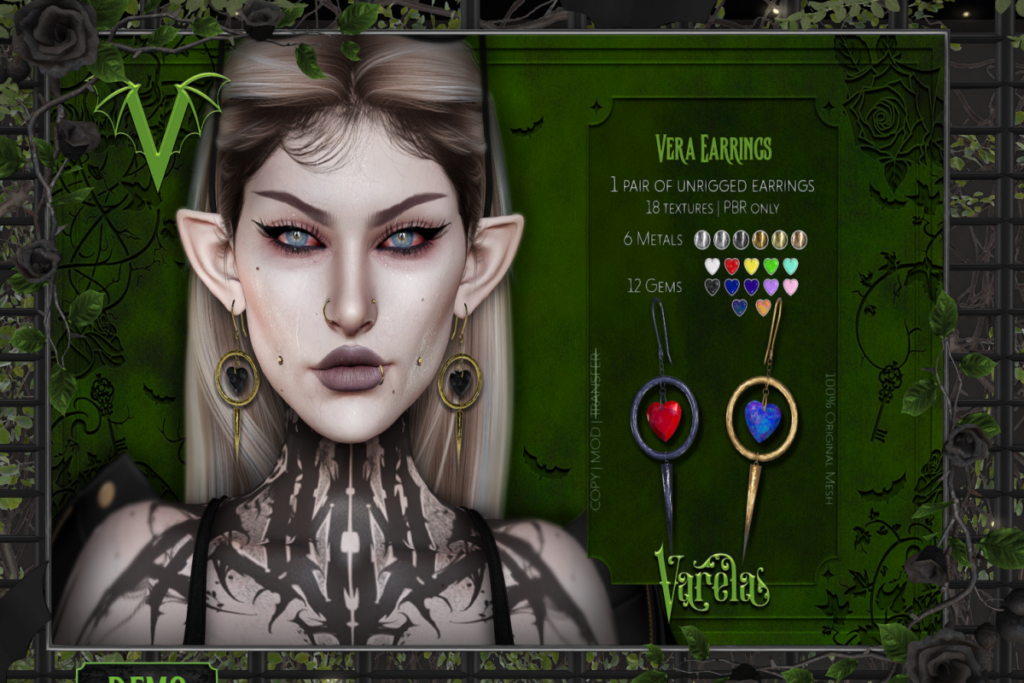 Vera Earrings, L$199