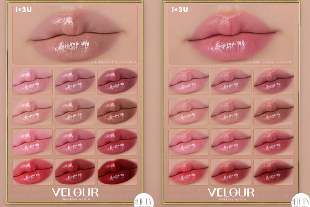I&lt;3U Lipsticks - Evo X, L$290 each
