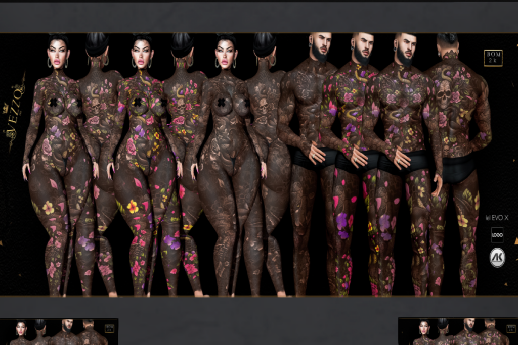 Summy Tattoo - AkX/EvoX/Logo, L$399 each/L$699 FP