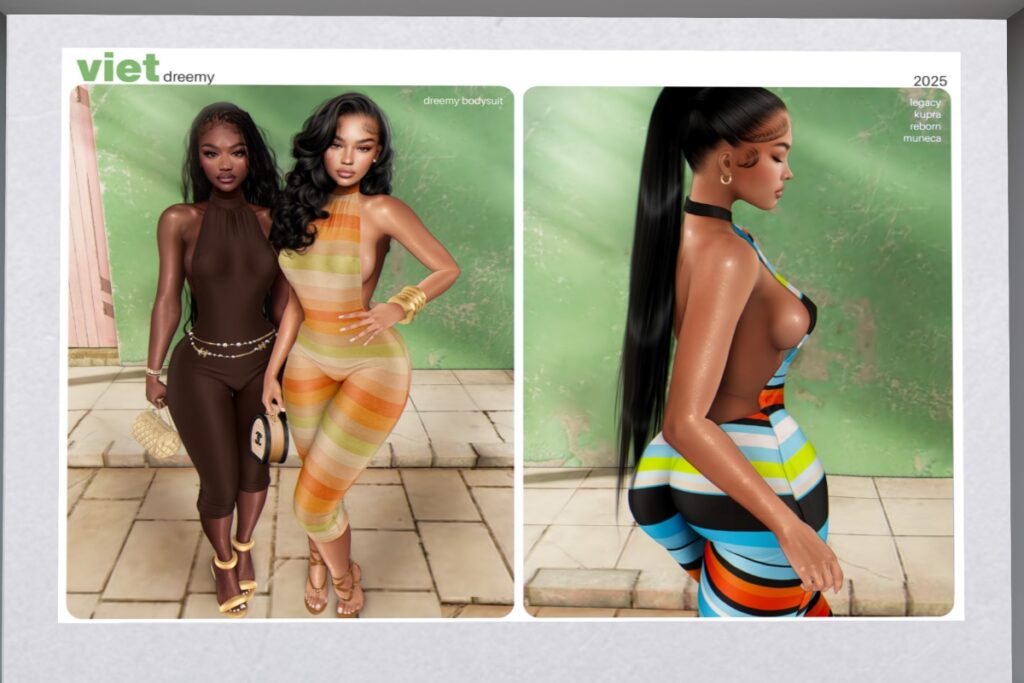 Dreemy Bodysuit - Inithium/Legacy/Reborn/Yentenments, L$320 each