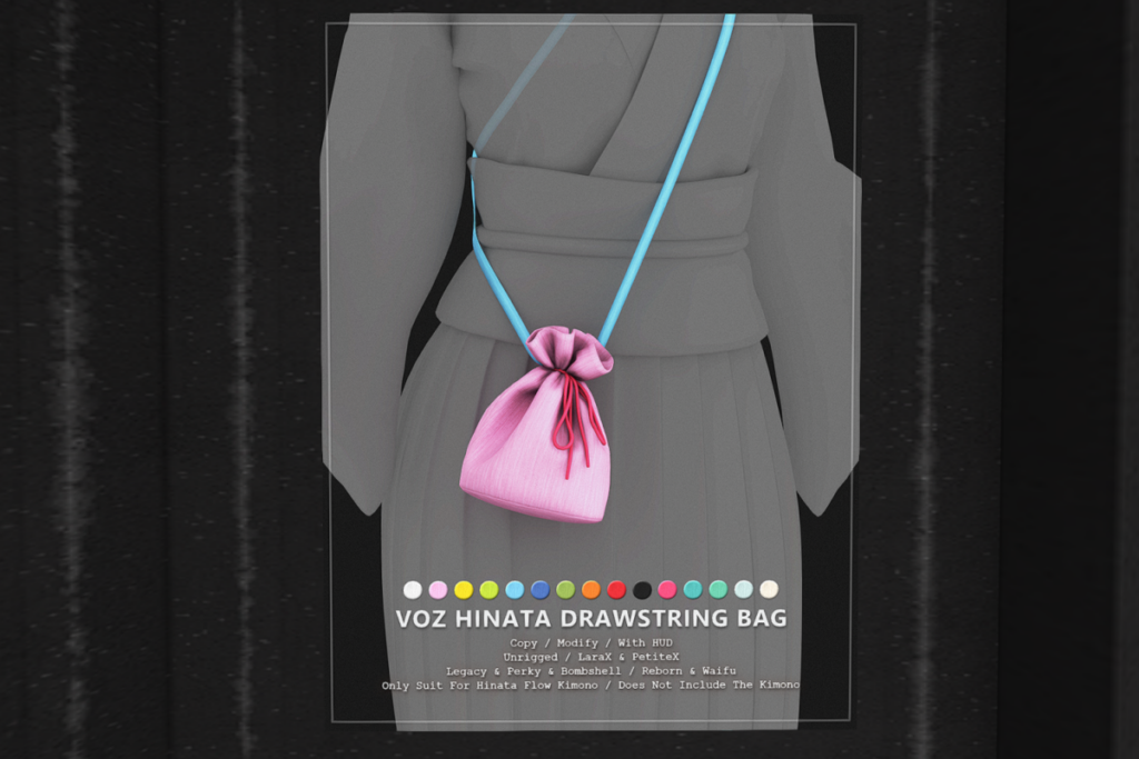 Hinata Drawstring Bag - Legacy/MaitreyaX/Reborn/Unrigged/+mods, L$350