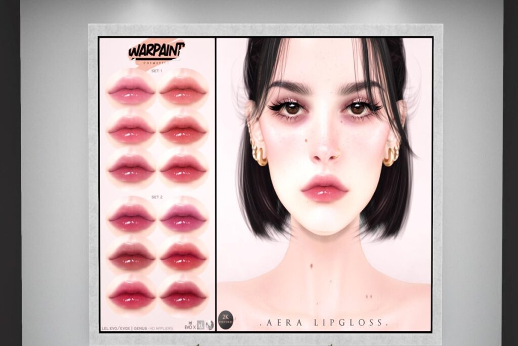 Aera Lipgloss Set 1 &amp; 2 - Genus/EvoX, L$215 each/L$350 FP