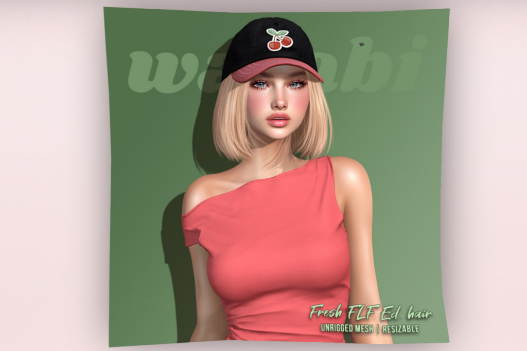 Fresh Hair	&lt;a href=&quot;http://maps.secondlife.com/secondlife/Coraline/127/149/55&quot;&gt;Teleport&lt;/a&gt;