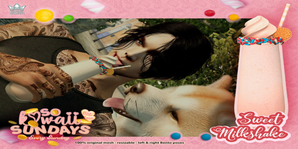 Sweet Milkshake Holdable	&lt;a href=&quot;http://maps.secondlife.com/secondlife/Moonwall/29/112/32&quot;&gt;Teleport&lt;/a&gt;