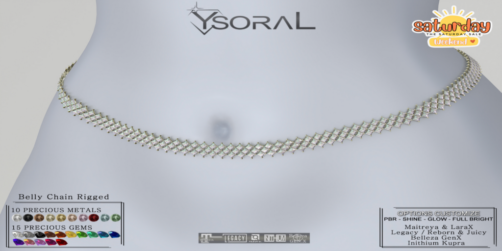 Delphine Belly Chain - GenX/Inithium/Legacy/Maitreya/Reborn/+mods	&lt;a href=&quot;https://maps.secondlife.com/secondlife/ysoral/128/128/35&quot;&gt;Teleport&lt;/a&gt;